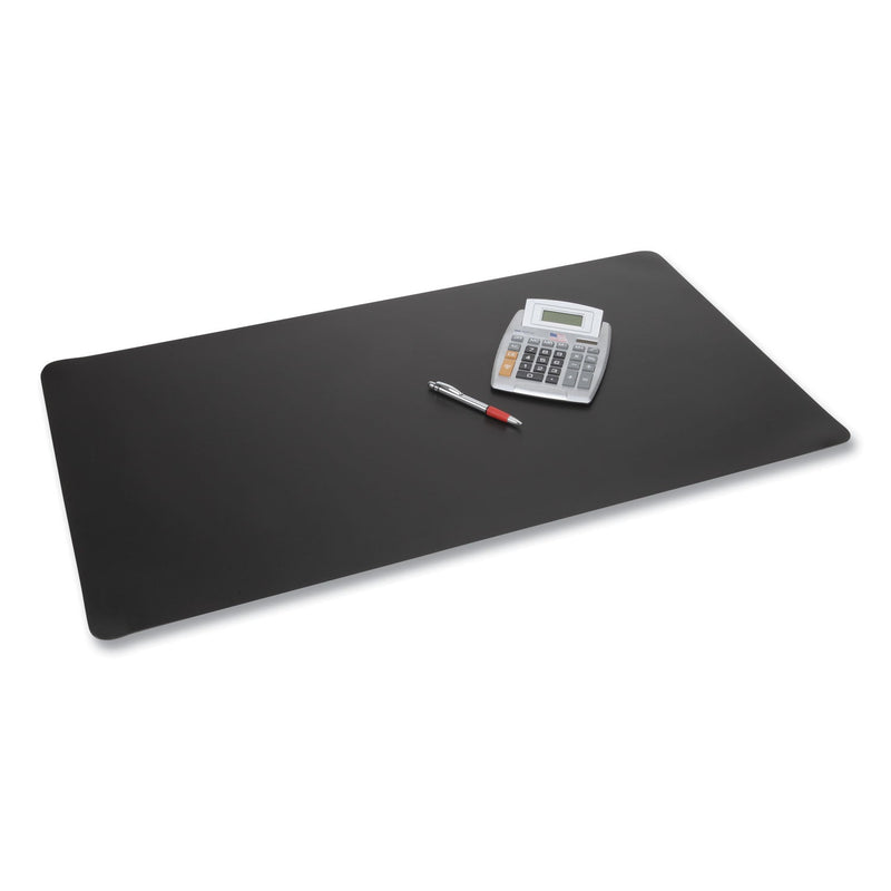 Artistic Rhinolin II Desk Pad with Antimicrobial Protection, 36 x 24, Black