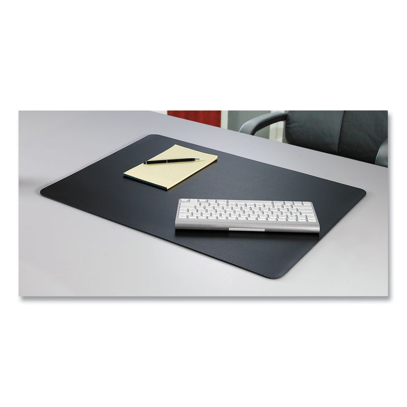Artistic Rhinolin II Desk Pad with Antimicrobial Protection, 17 x 12, Black