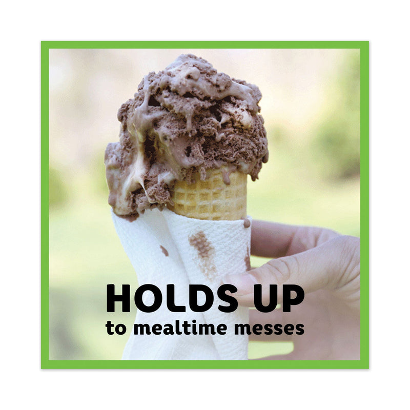 Bounty Quilted Napkins, 1-Ply, 12 1/10 x 12, Assorted - Print or White, 200/Pack