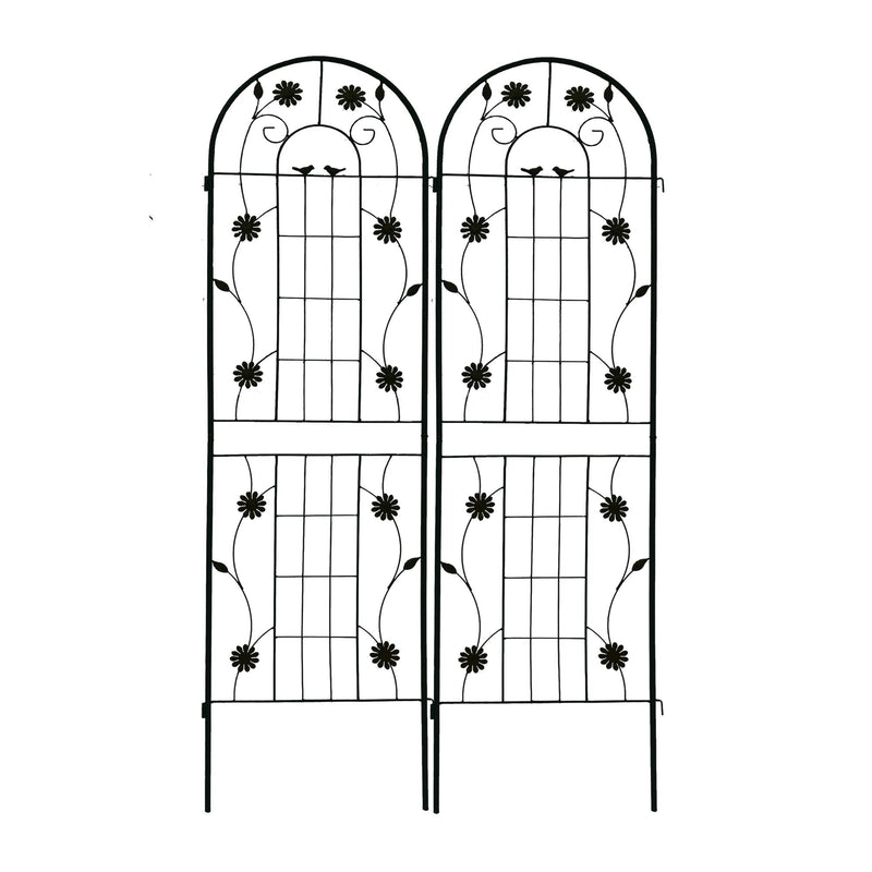 Metal Garden Trellis Rustproof Trellis For Climbing Plant Outdoor Flower Support