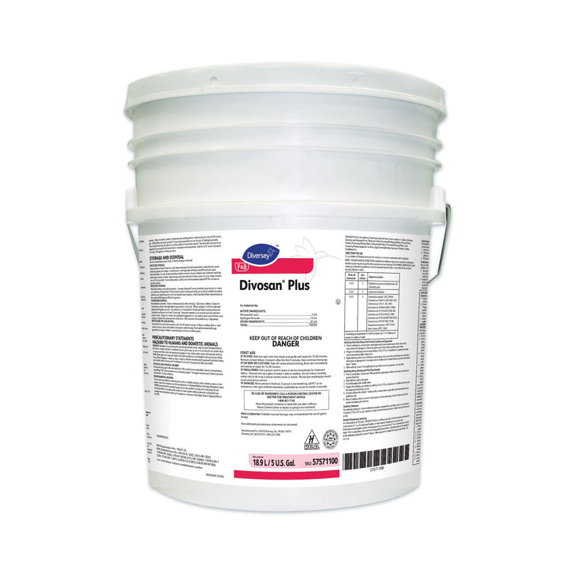 Diversey Divosan Plus Spectrum Sanitizer, 5 gal Pail