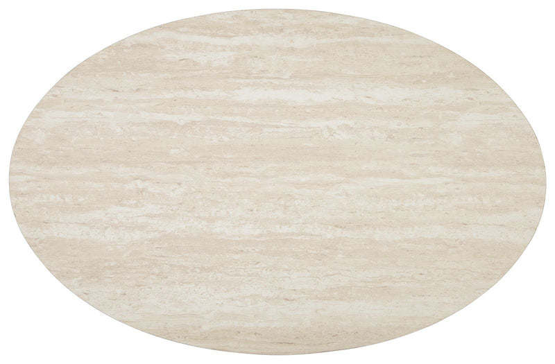 Tarica - Occasional Table Set (Set of 3) - White / Metallic