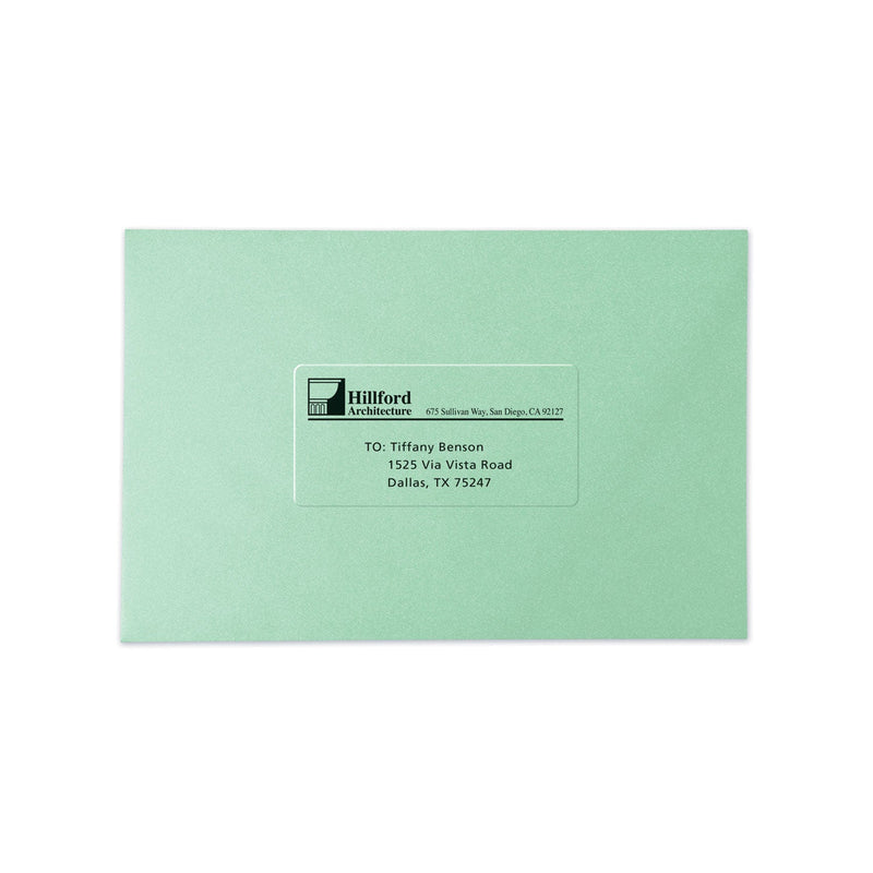 Avery Copier Mailing Labels, Copiers, 1 x 2.81, Clear, 33/Sheet, 70 Sheets/Pack