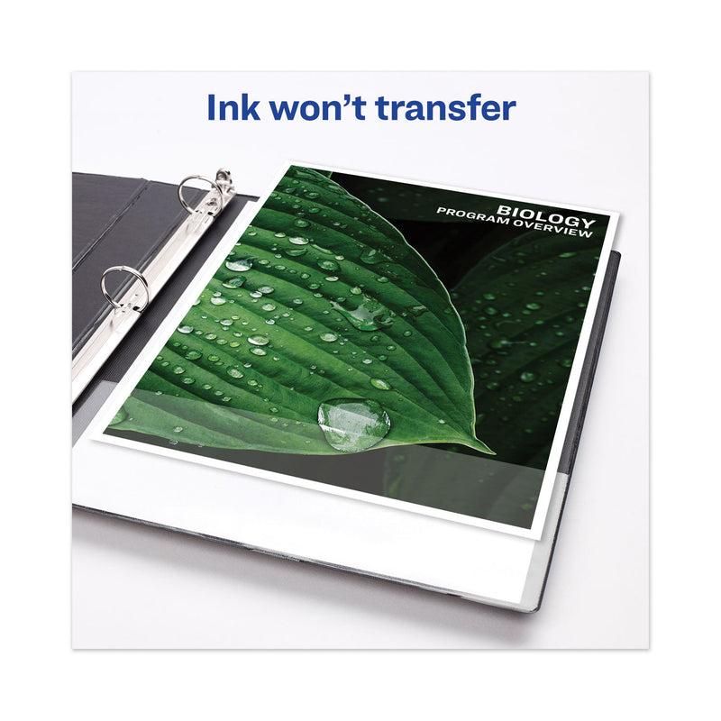 Avery Heavy-Duty View Binder with DuraHinge and Locking One Touch EZD Rings, 3 Rings, 4" Capacity, 11 x 8.5, Pacific Blue