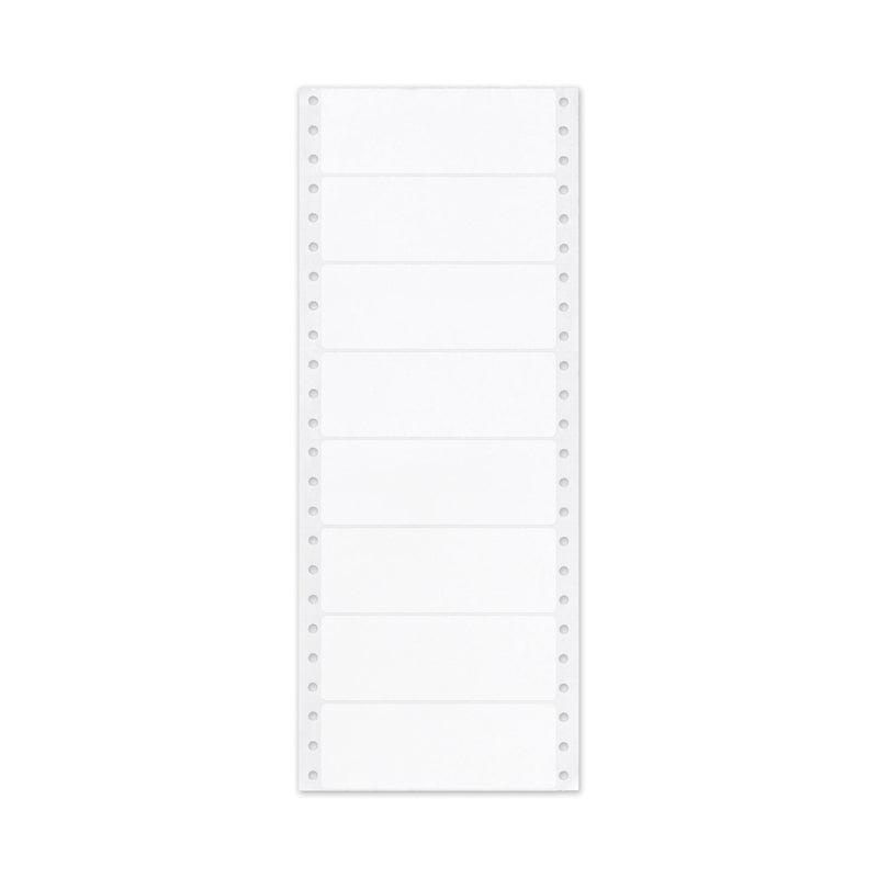 Avery Dot Matrix Printer Mailing Labels, Pin-Fed Printers, 1.44 x 4, White, 5,000/Box