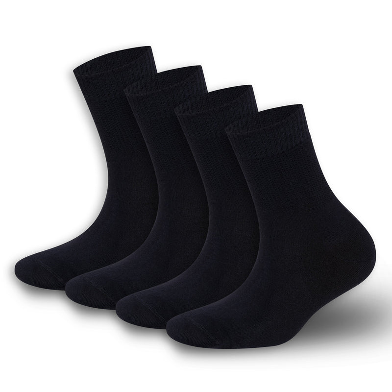 Men’s & Women’s Bamboo Diabetic Ankle Socks 4-Pack