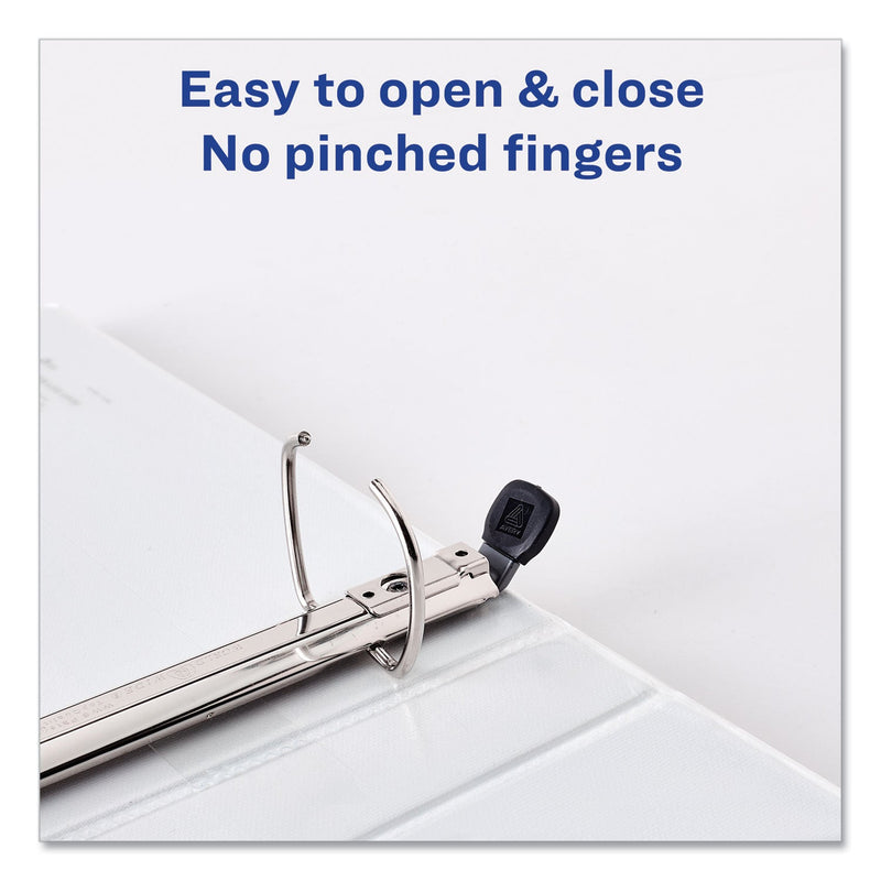 Avery Framed View Heavy-Duty Binders, 3 Rings, 1" Capacity, 11 x 8.5, Black