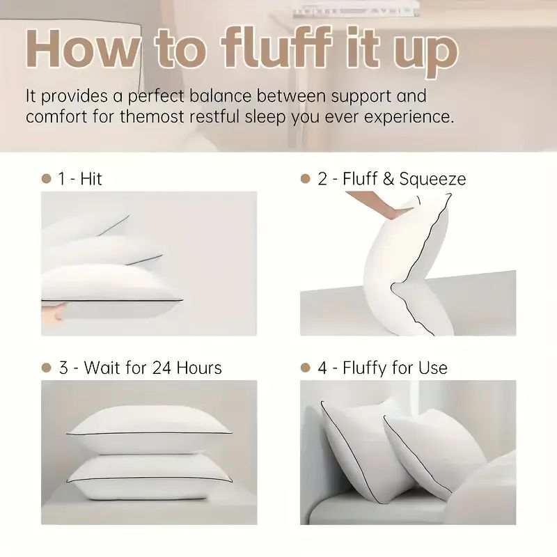 Natural Pillow – Hotel-Quality Softness for Every Sleep Style