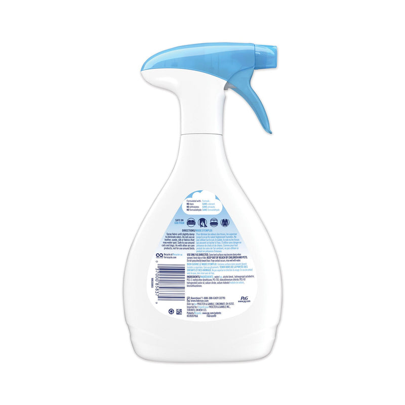 Febreze FABRIC Refresher/Odor Eliminator, Unscented, 27 oz Spray Bottle, 4/Carton