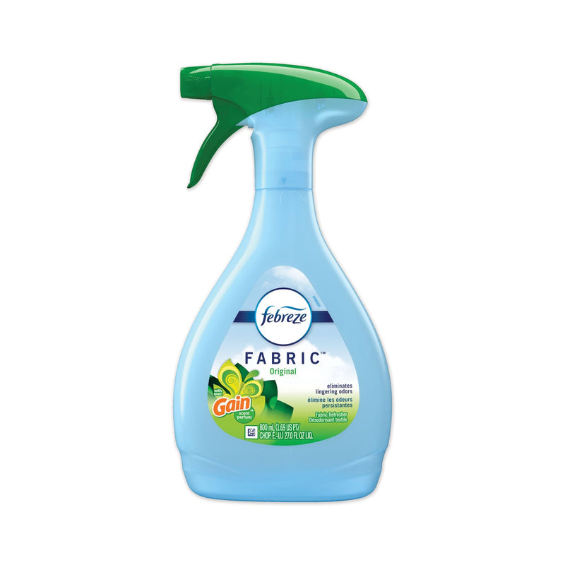 Febreze FABRIC Refresher/Odor Eliminator, Gain Original, 27 oz Spray Bottle, 4/Carton