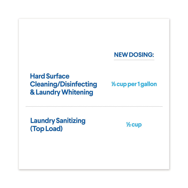 Clorox Regular Bleach with CloroMax Technology, 43 oz Bottle, 6/Carton