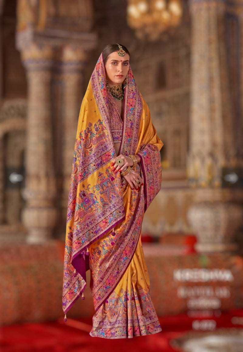 Wedding wear silk saree