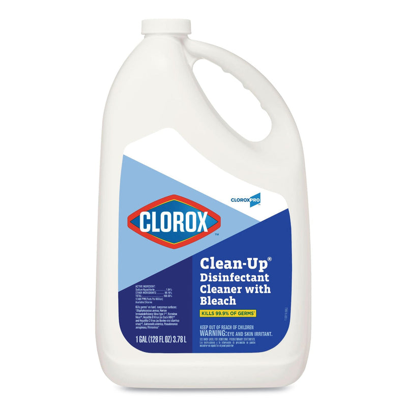 Clorox Pro Clorox Clean-up, Fresh Scent, 128 oz Refill Bottle, 4/Carton