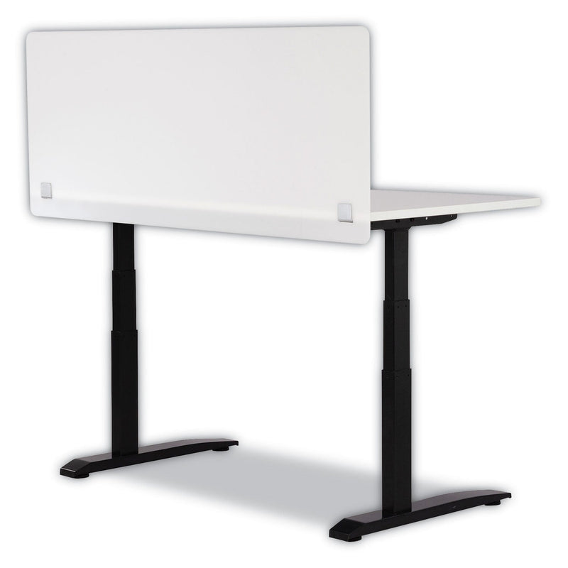 Safco 7517 Series Wellness Panel, 59.5 x 2.5 x 23.5, Acrylic, White