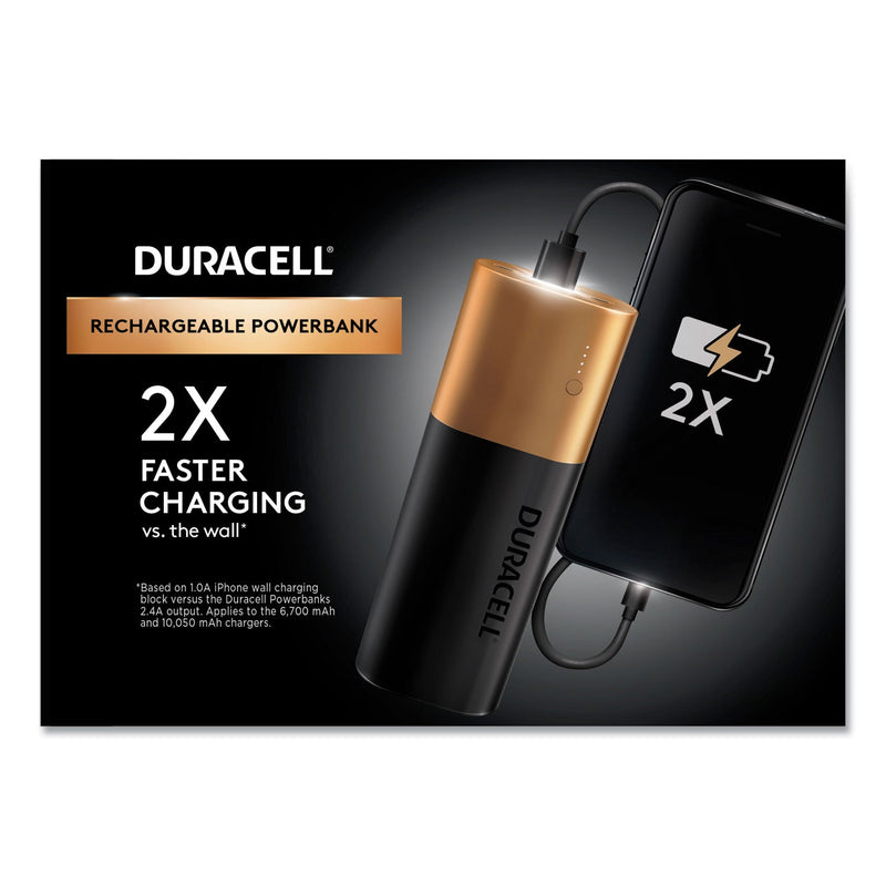Duracell Rechargeable 6700 mAh Powerbank, 2 Day Portable Charger