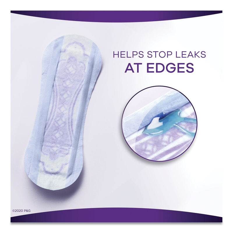 Always Discreet Incontinence Liners, Very Light Absorbency, Long, 44/Pack, 3 Packs/Carton