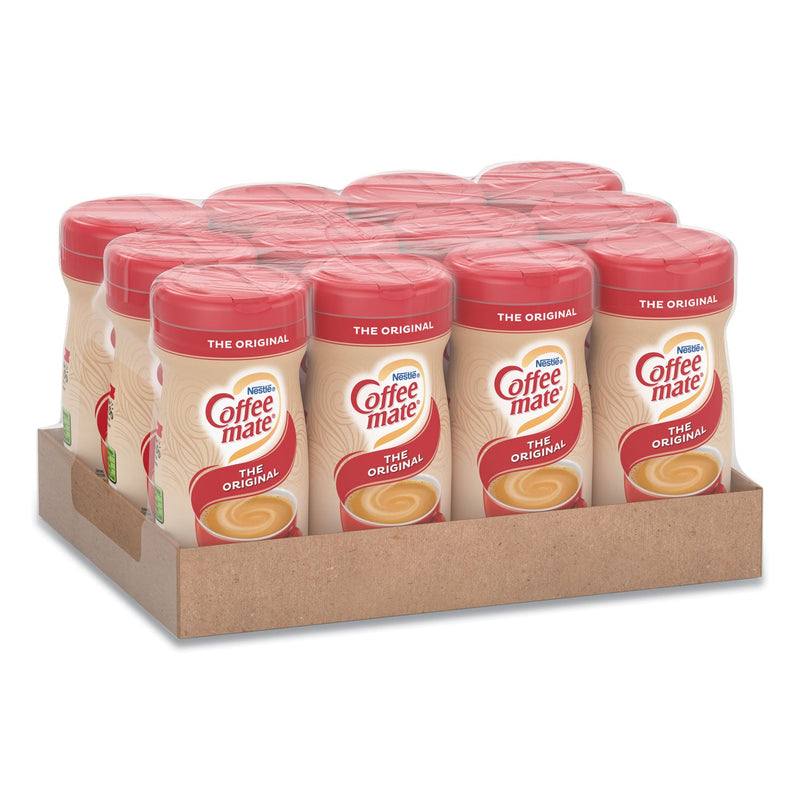 Coffee mate Non-Dairy Powdered Creamer, Original, 11 oz Canister, 12/Carton