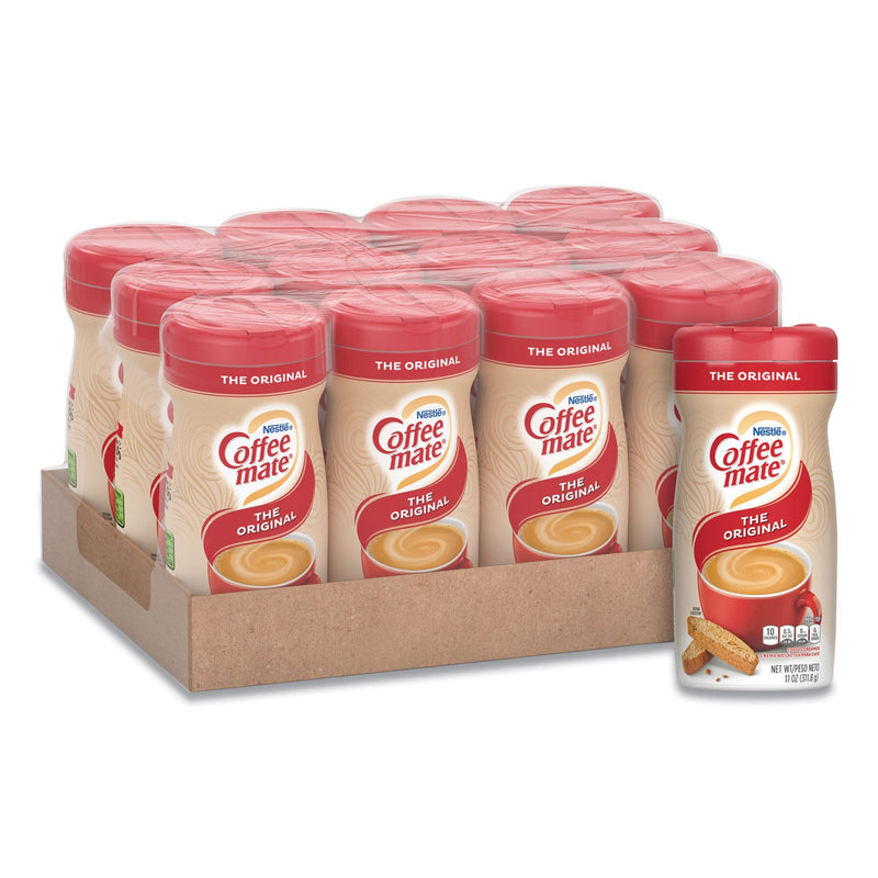 Coffee mate Non-Dairy Powdered Creamer, Original, 11 oz Canister, 12/Carton