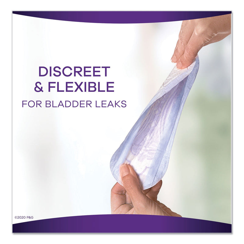 Always Discreet Incontinence Liners, Very Light Absorbency, Long, 44/Pack, 3 Packs/Carton