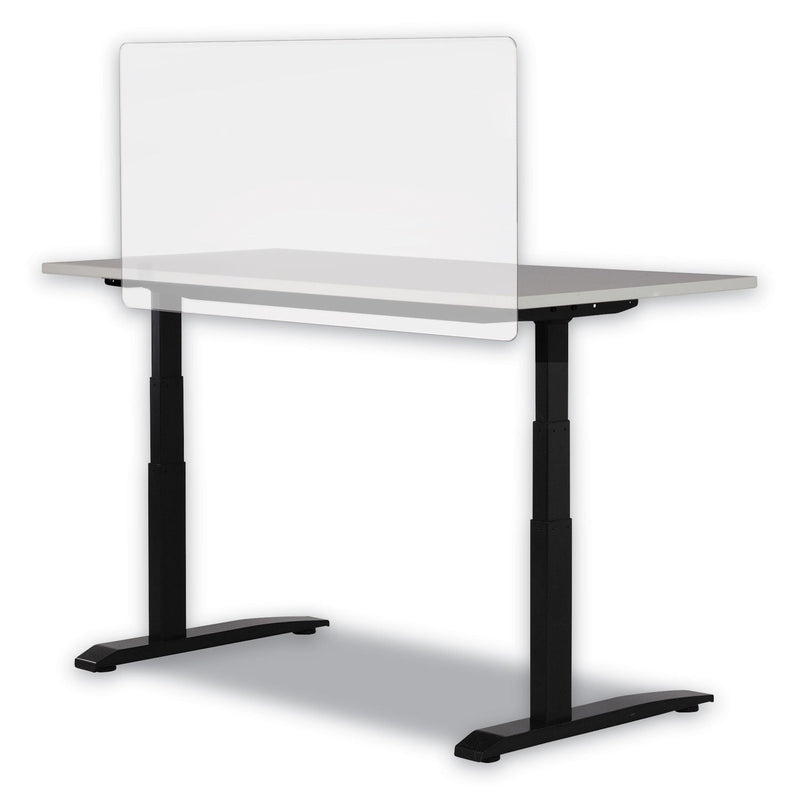 Safco 7516 Series Wellness Panel, 47.5 x 2.5 x 23.5, Acrylic, Frosted