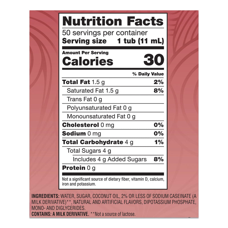 Coffee mate Liquid Coffee Creamer, Cinnamon Vanilla, 0.38 oz Mini Cups, 50/Box, 4 Boxes/Carton, 200 Total/Carton