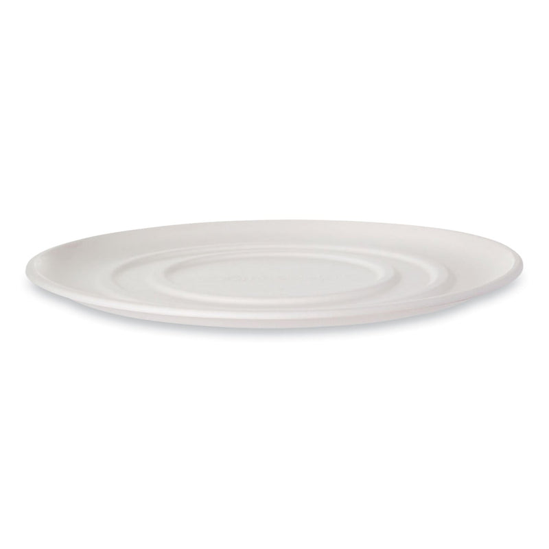 Eco-Products WorldView Sugarcane Pizza Trays, 16 x 16 x 02, White, 50/Carton