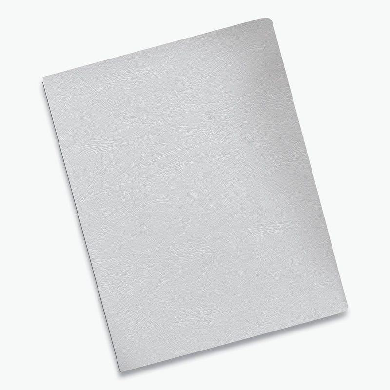 Fellowes Expressions Classic Grain Texture Presentation Covers for Binding Systems, White, 11.25 x 8.75, Unpunched, 200/Pack