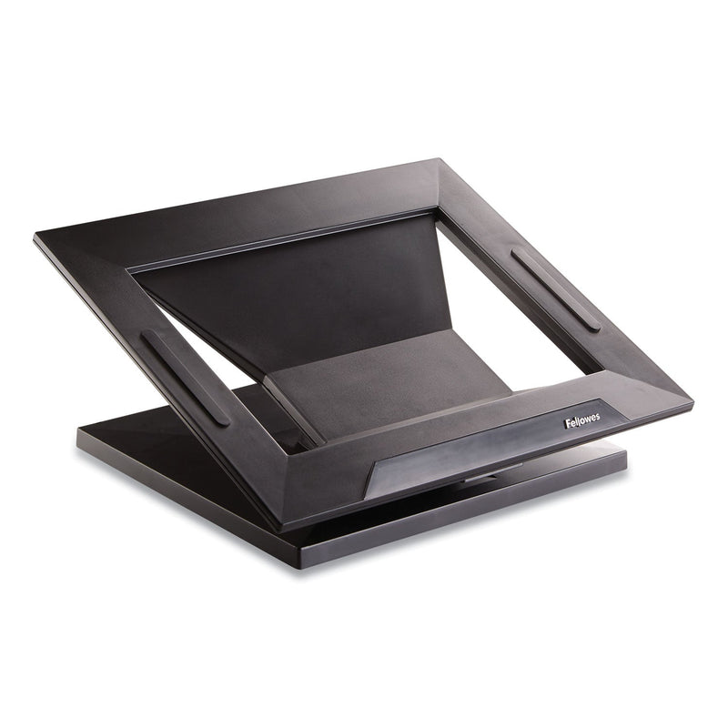 Fellowes Designer Suites Laptop Riser, 13.19" x 11.19" x 4", Black Pearl, Supports 25 lbs