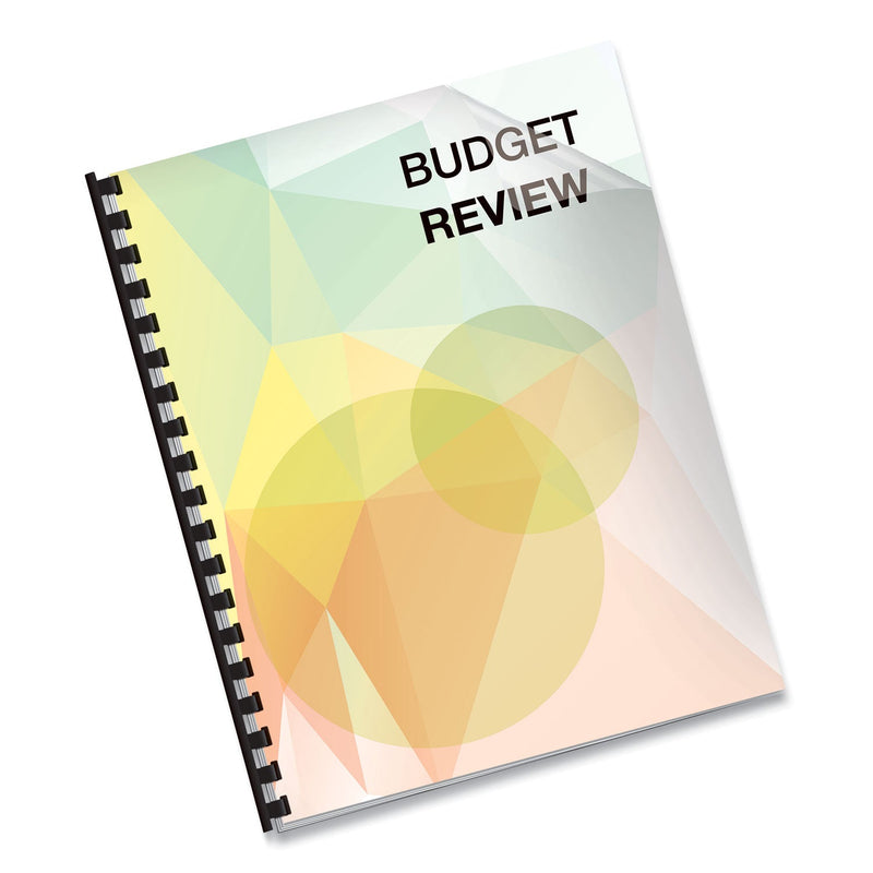 Fellowes Futura Presentation Covers for Binding Systems, Frost, 11 x 8.5, Unpunched, 25/Pack