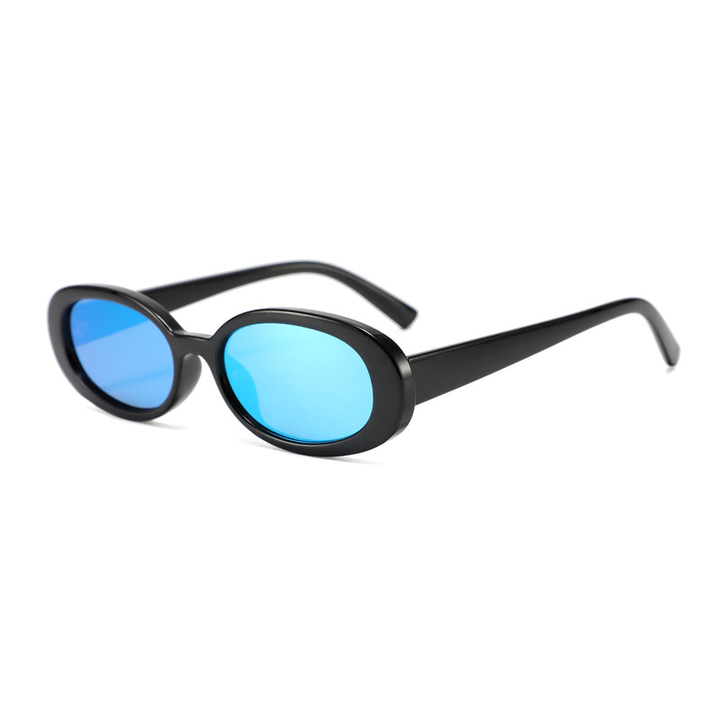 European And American Personality Small Frame Sunglasses Women's Fashion Oval