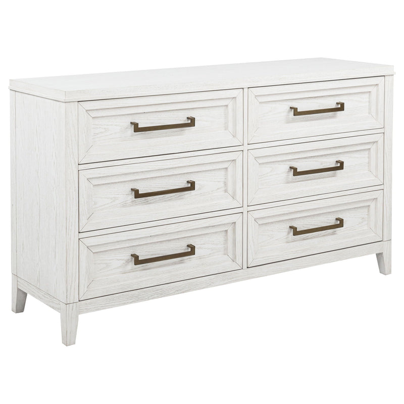 Marielle 4-piece Cal King Bedroom Set Distressed White