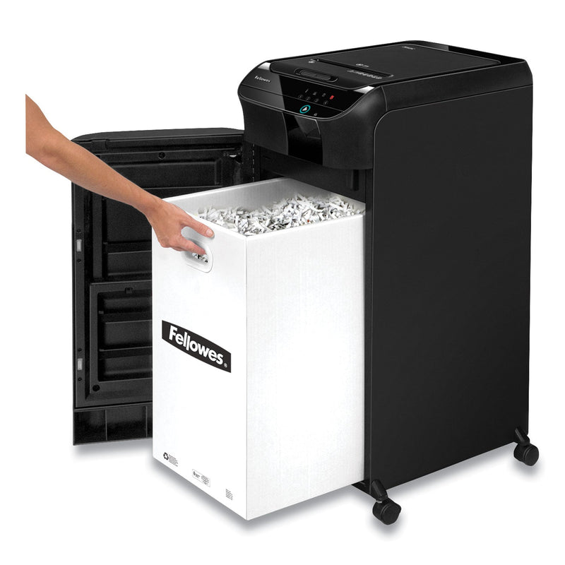 Fellowes AutoMax 550C Auto Feed Cross-Cut Shredder, 550 Auto/14 Manual Sheet Capacity