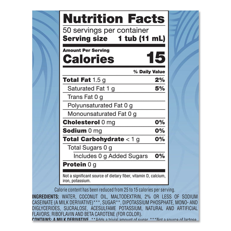 Coffee mate Liquid Coffee Creamer, Sugar Free French Vanilla, 0.38 oz Mini Cups, 50/Box