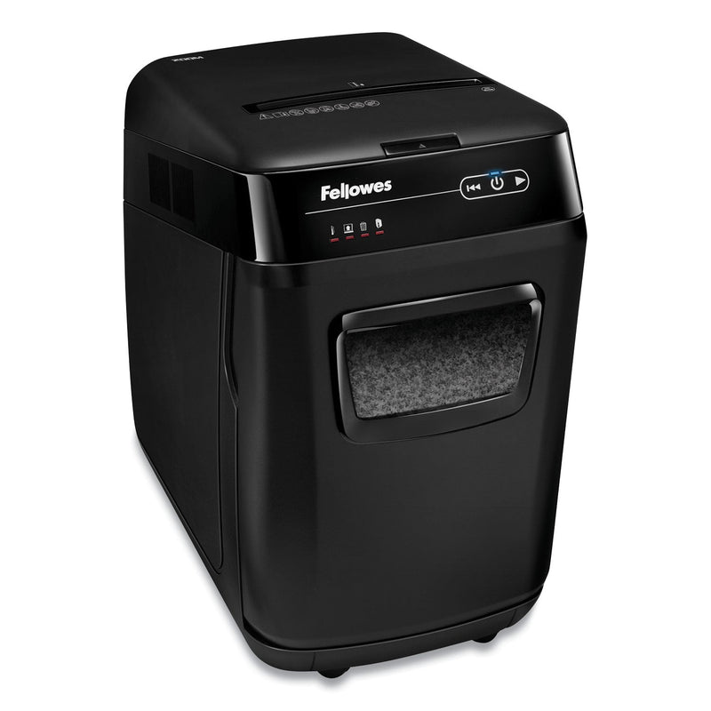 Fellowes AutoMax 200M Auto Feed Micro-Cut Shredder, 200 Auto/10 Manual Sheet Capacity
