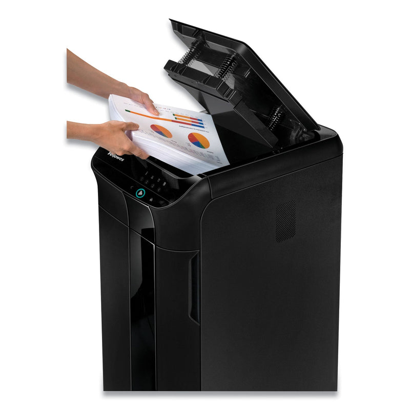 Fellowes AutoMax 350C Auto Feed Cross-Cut Shredder, 350 Auto/12 Manual Sheet Capacity