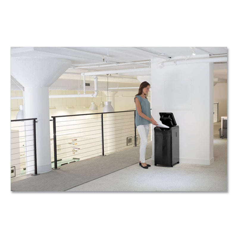 Fellowes AutoMax 350C Auto Feed Cross-Cut Shredder, 350 Auto/12 Manual Sheet Capacity