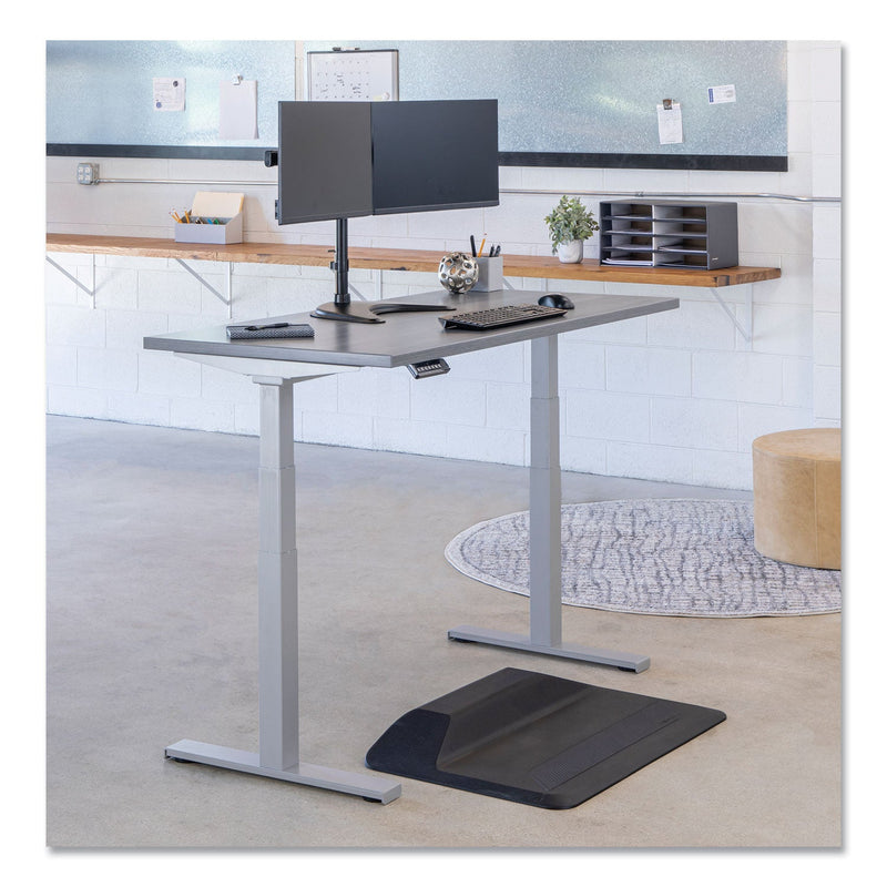 Fellowes Cambio Height Adjustable Desk Base, 72" x 30" x 24.75" to 50.25", Silver