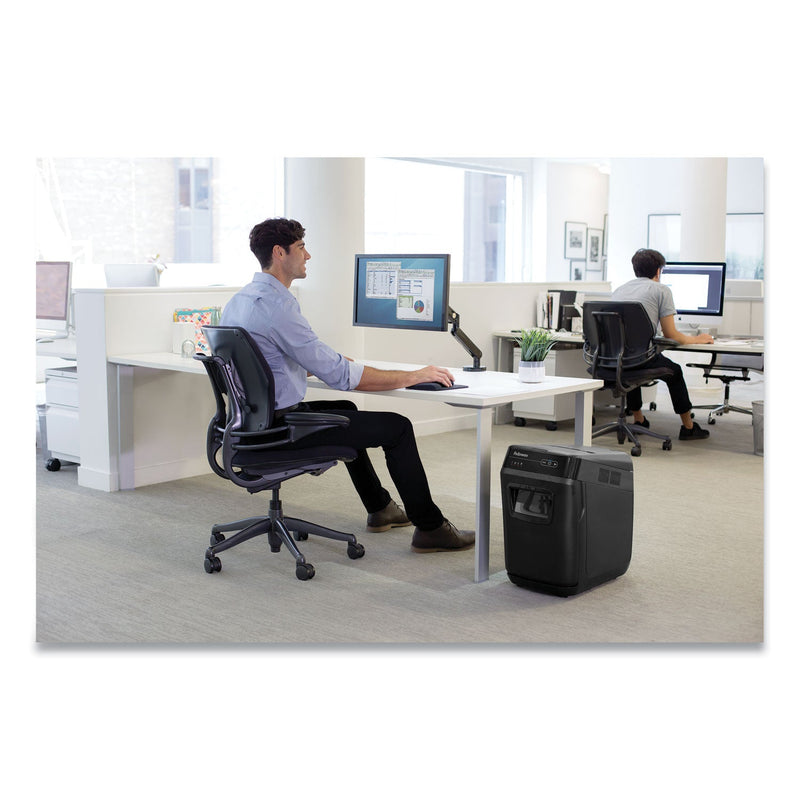 Fellowes AutoMax 200M Auto Feed Micro-Cut Shredder, 200 Auto/10 Manual Sheet Capacity