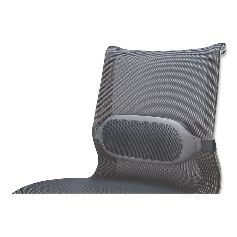 Fellowes I-Spire Series Lumbar Cushion, 14 x 6 x 3, Gray