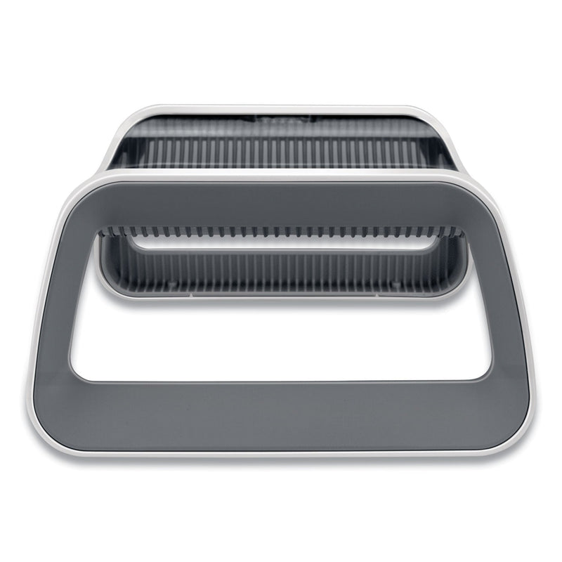 Fellowes I-Spire Series Monitor Lift, 20" x 8.88" x 4.88", White/Gray, Supports 25 lbs