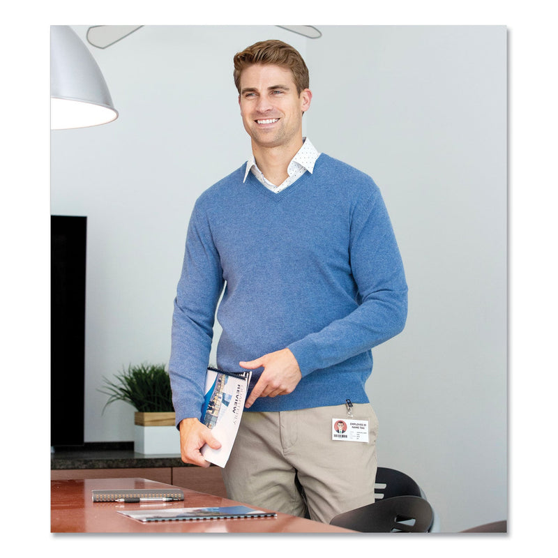 Fellowes Laminating Pouches, 5 mil, 3.88" x 2.63", Gloss Clear, 25/Pack