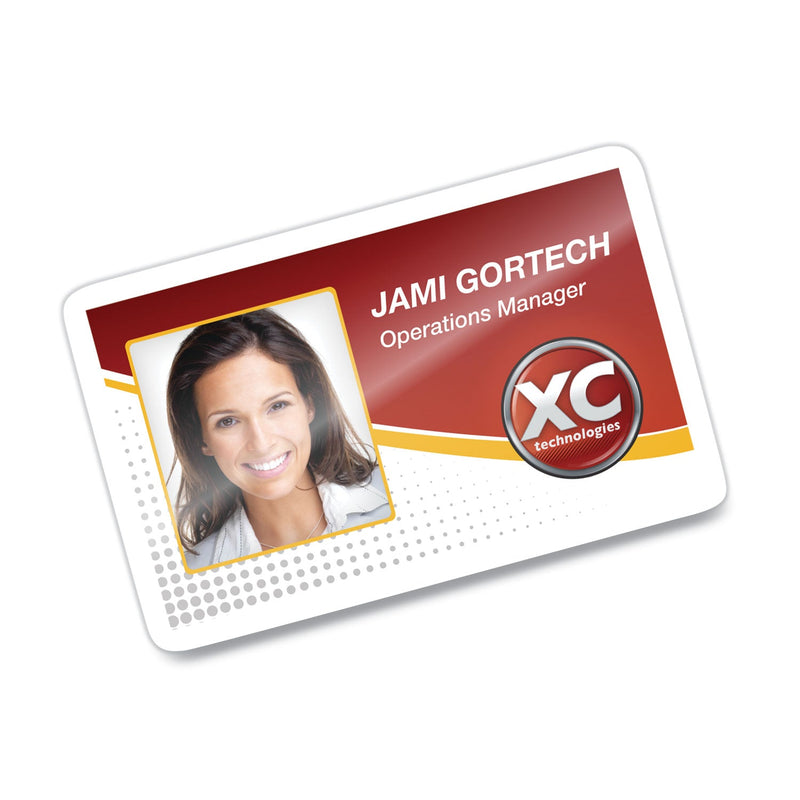 Fellowes Laminating Pouches, 5 mil, 3.88" x 2.63", Gloss Clear, 25/Pack