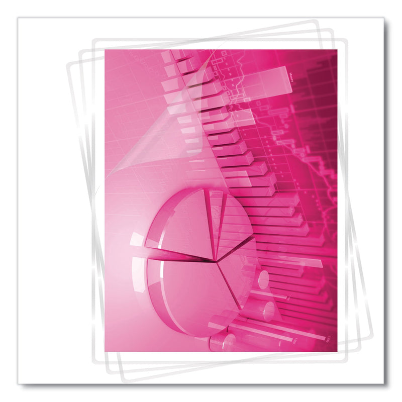 Fellowes Laminating Pouches, 10 mil, 9" x 11.5", Gloss Clear, 50/Pack