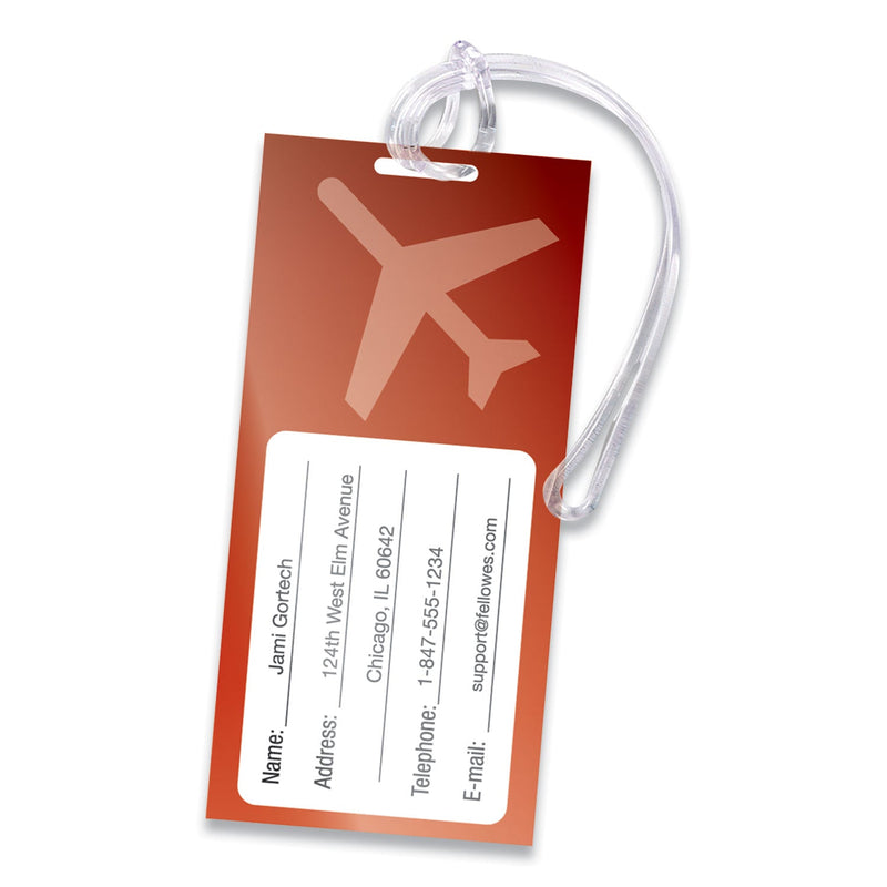 Fellowes Laminating Pouches, 5 mil, 4.25" x 2.5", Gloss Clear, 50/Pack