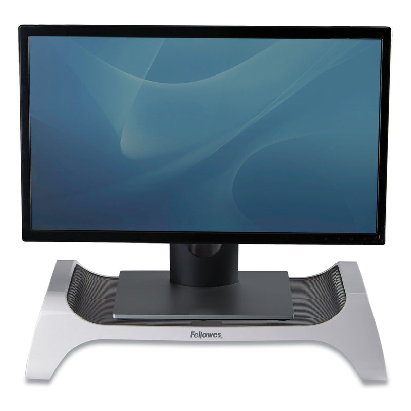 Fellowes I-Spire Series Monitor Lift, 20" x 8.88" x 4.88", White/Gray, Supports 25 lbs