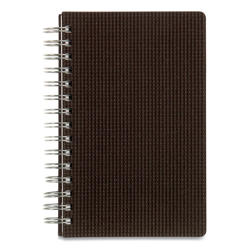 Brownline DuraFlex Daily Planner, 8 x 5, Black Cover, 12-Month (Jan to Dec): 2023