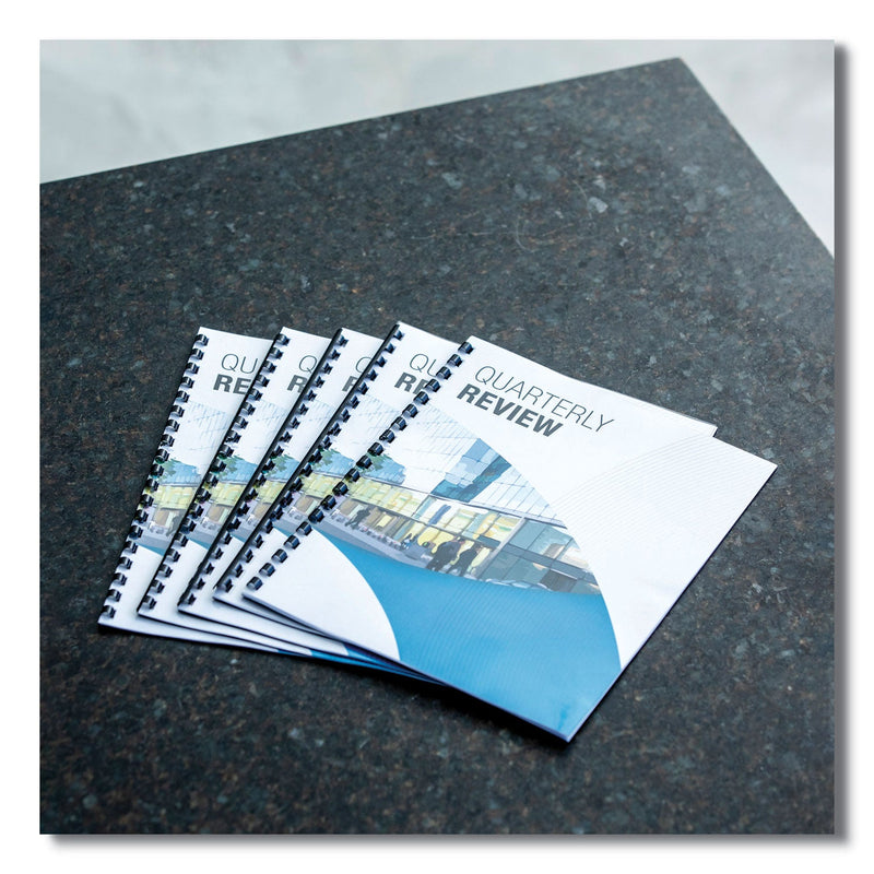 Fellowes Plastic Comb Bindings, 2" Diameter, 500 Sheet Capacity, Black, 10/Pack