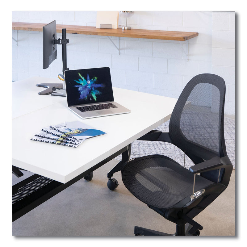 Fellowes Plastic Comb Bindings, 5/16" Diameter, 40 Sheet Capacity, Navy Blue, 100/Pack