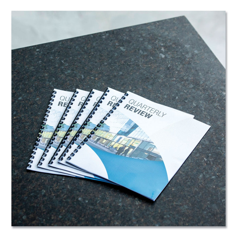 Fellowes Plastic Comb Bindings, 5/16" Diameter, 40 Sheet Capacity, Black, 25/Pack