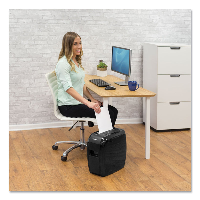 Fellowes Powershred 12Cs Cross-Cut Shredder, 12 Manual Sheet Capacity